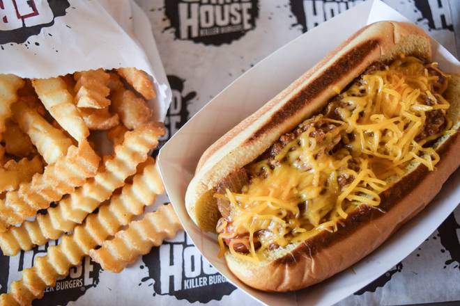 Order One Hot Dog food online from Grindhouse Killer Burgers store, Athens on bringmethat.com