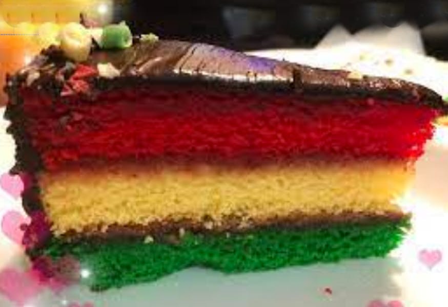 Order Rainbow Cake - Dessert food online from Brother Bruno Pizza store, Washingtonville on bringmethat.com