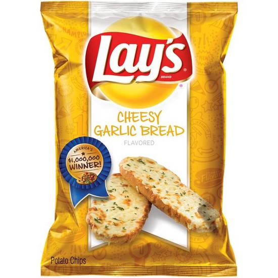 Order Lays Potato Chips Cheese Garlic Bread food online from Deerings Market store, Traverse City on bringmethat.com