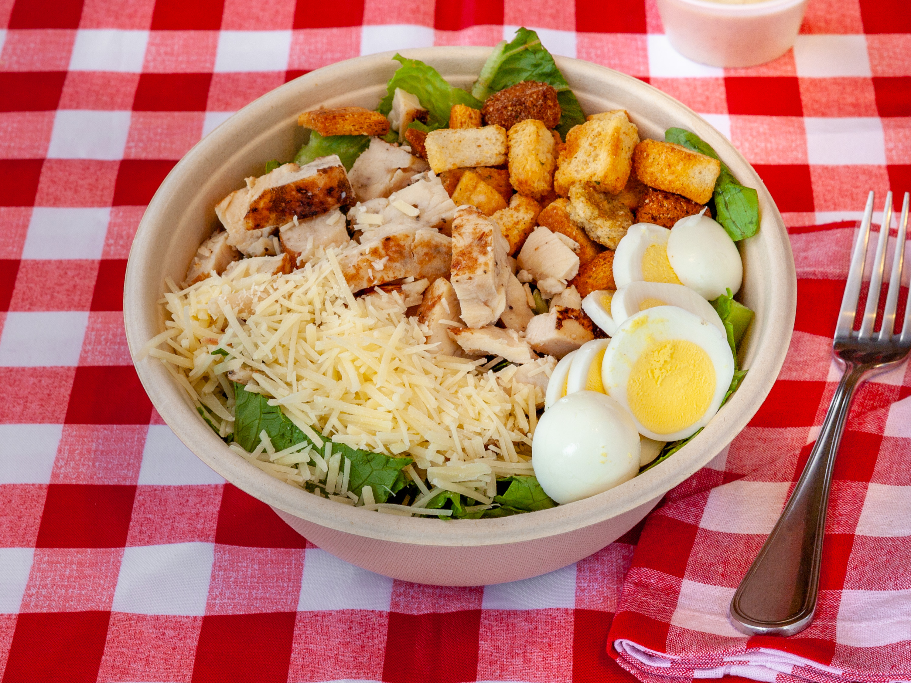 Order Classic Chicken Caesar Salad food online from Salad house store, Chicago on bringmethat.com