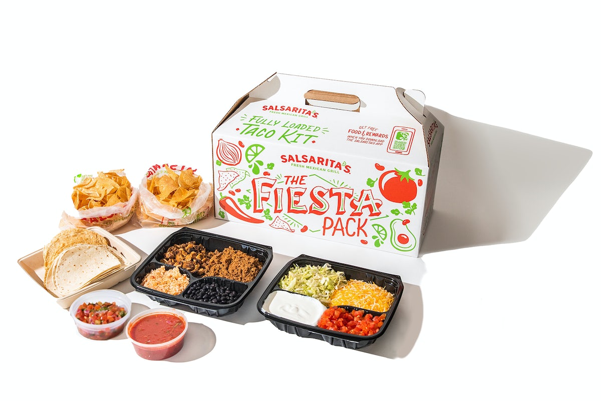 Order Family Fiesta Pack food online from Salsarita's Fresh Mexican Grill store, Buffalo on bringmethat.com