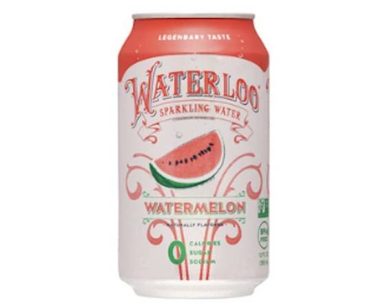 Order Waterloo - Watermelon Sparkling Water (12OZ) food online from The Epicurean Trader store, San Francisco on bringmethat.com