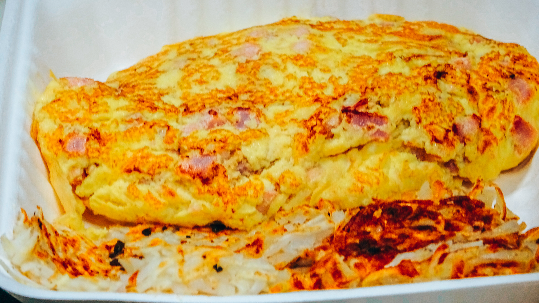 Order Ham and Cheese Omelette  food online from Chipy Cafe store, Lincolnshire on bringmethat.com