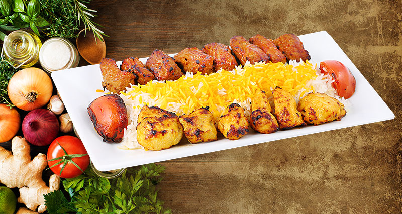 Order Friends Combo II Entree food online from Friends Kabob store, Vienna on bringmethat.com