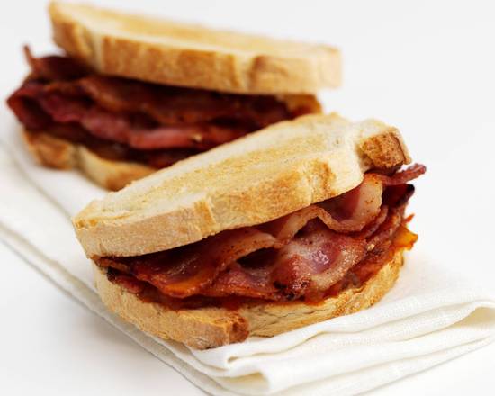 Order Bagel with Bacon (6 pcs) food online from Bagel Toasterie store, Commack on bringmethat.com