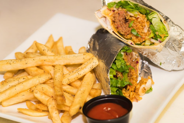 Order Beef and Lamb Gyro Wrap food online from Sivas Tavern store, Kennesaw on bringmethat.com