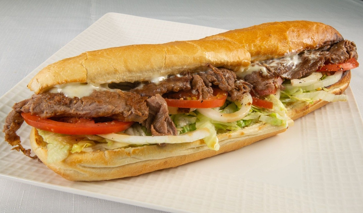 Order Steak Sub 12" food online from Jim's SteakOut store, Buffalo on bringmethat.com