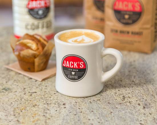 Order Latte food online from Jack Stir Brew Coffee store, Sag Harbor on bringmethat.com