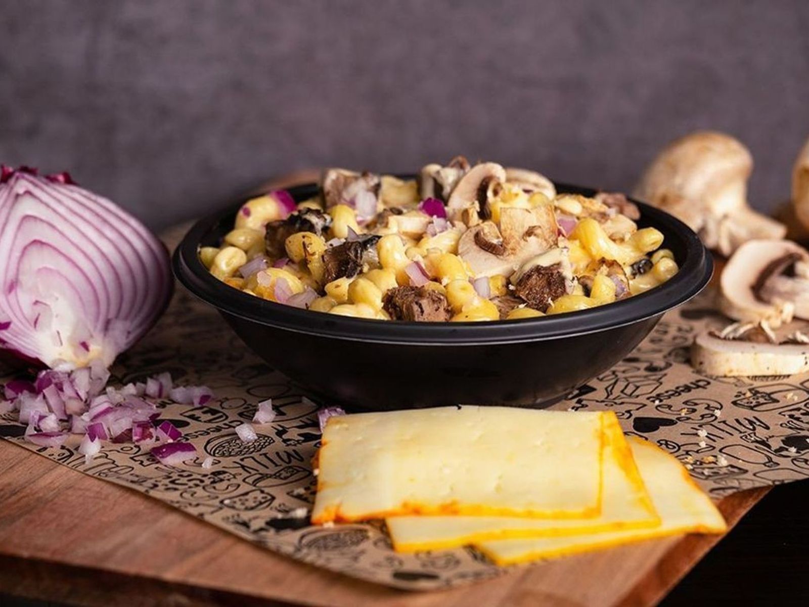 Order Short Rib Philly Mac & Cheese - Delivery food online from I Heart Mac & Cheese store, Tempe on bringmethat.com