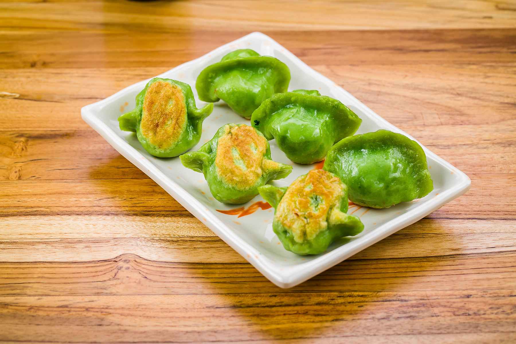 Order Pan Fried Veggie Dumplings 蔬菜锅贴 food online from East Flour store, Jersey City on bringmethat.com