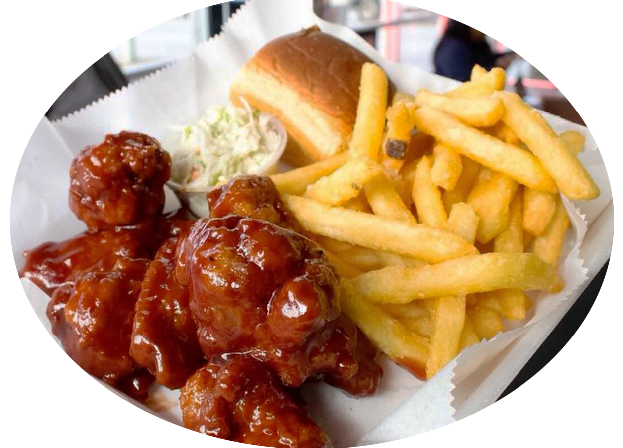 Order 21 Wings, Box of Fries & 2-Liter Special food online from Crown Fried Chicken - Kingston Ave. store, Brooklyn on bringmethat.com
