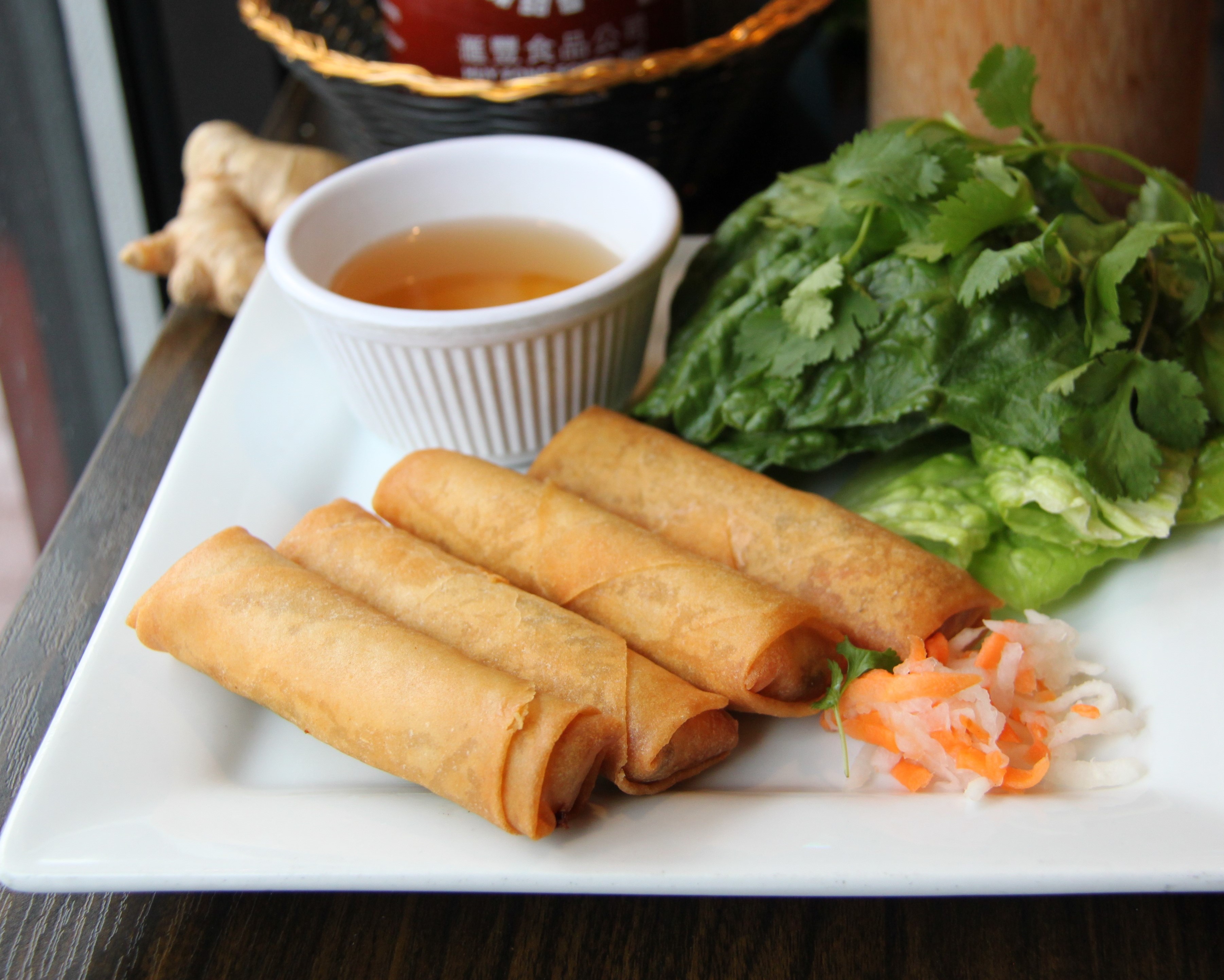 Order A1 Chicken Eggrolls food online from Indochine store, New Brunswick on bringmethat.com