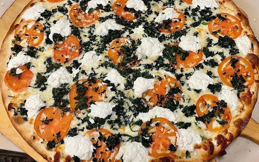 Order 4. Florentine Pizza - Small 12" (8 Slices) food online from Hometown Pizza store, Litchfield on bringmethat.com