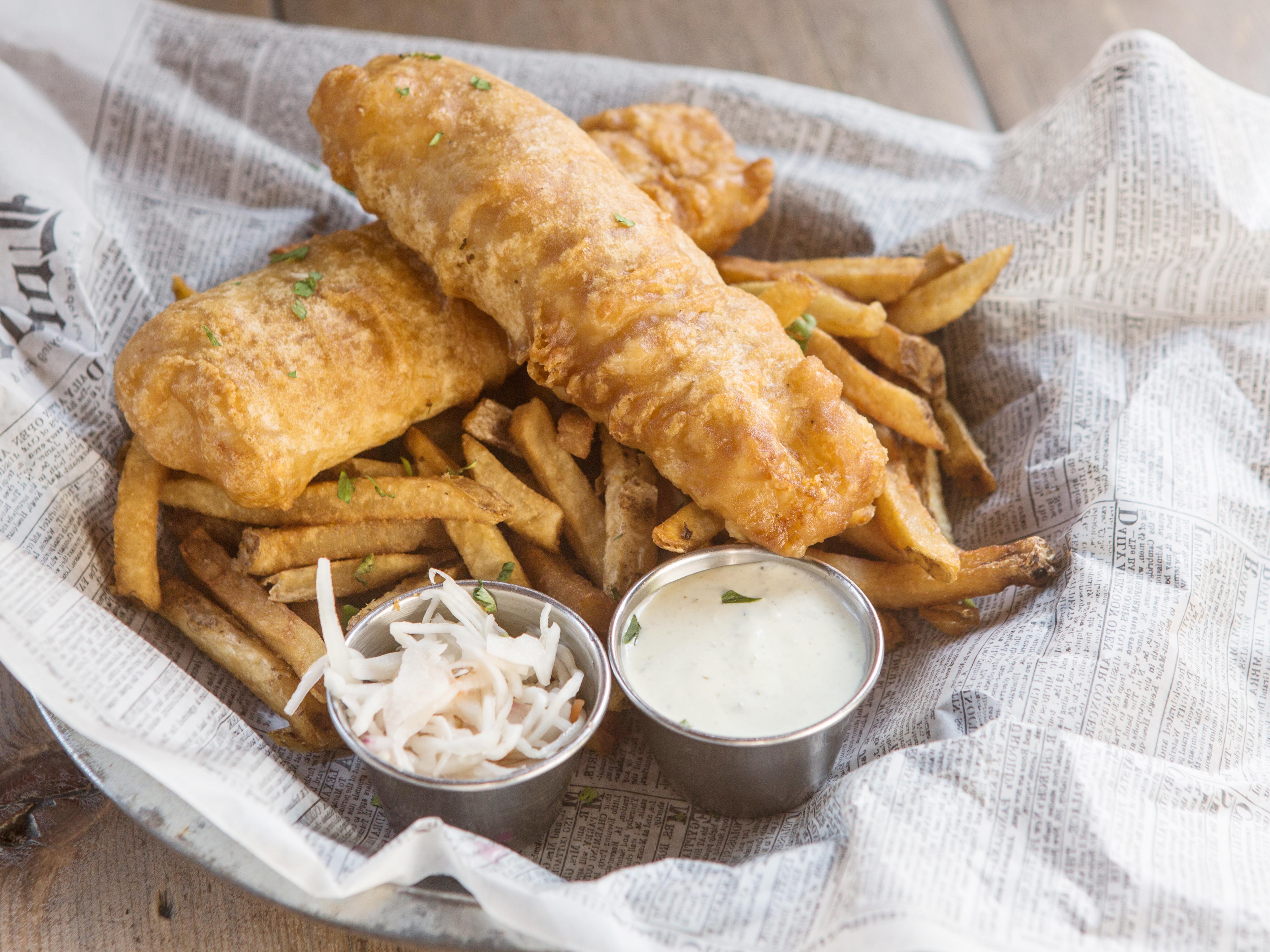 Order Fish and Chips  food online from Raizes churrascaria store, Brooklyn on bringmethat.com