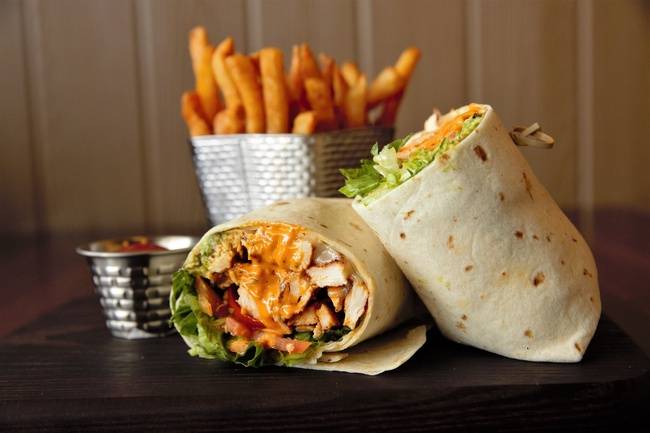 Order Chipotle Chicken Wrap food online from Burgers And Shakes store, Old Bridge Township on bringmethat.com