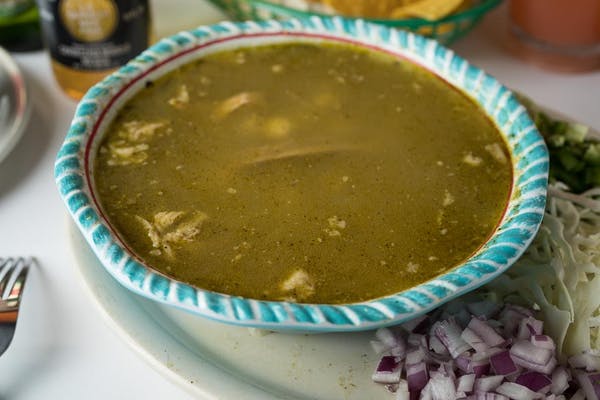 Order Pozole Verde  food online from Margarita's Mexican Restaurant store, Tyler on bringmethat.com