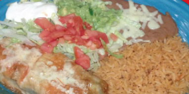 Order 1. Chimichanga Lunch  food online from Casa Del Rio store, Wadsworth on bringmethat.com
