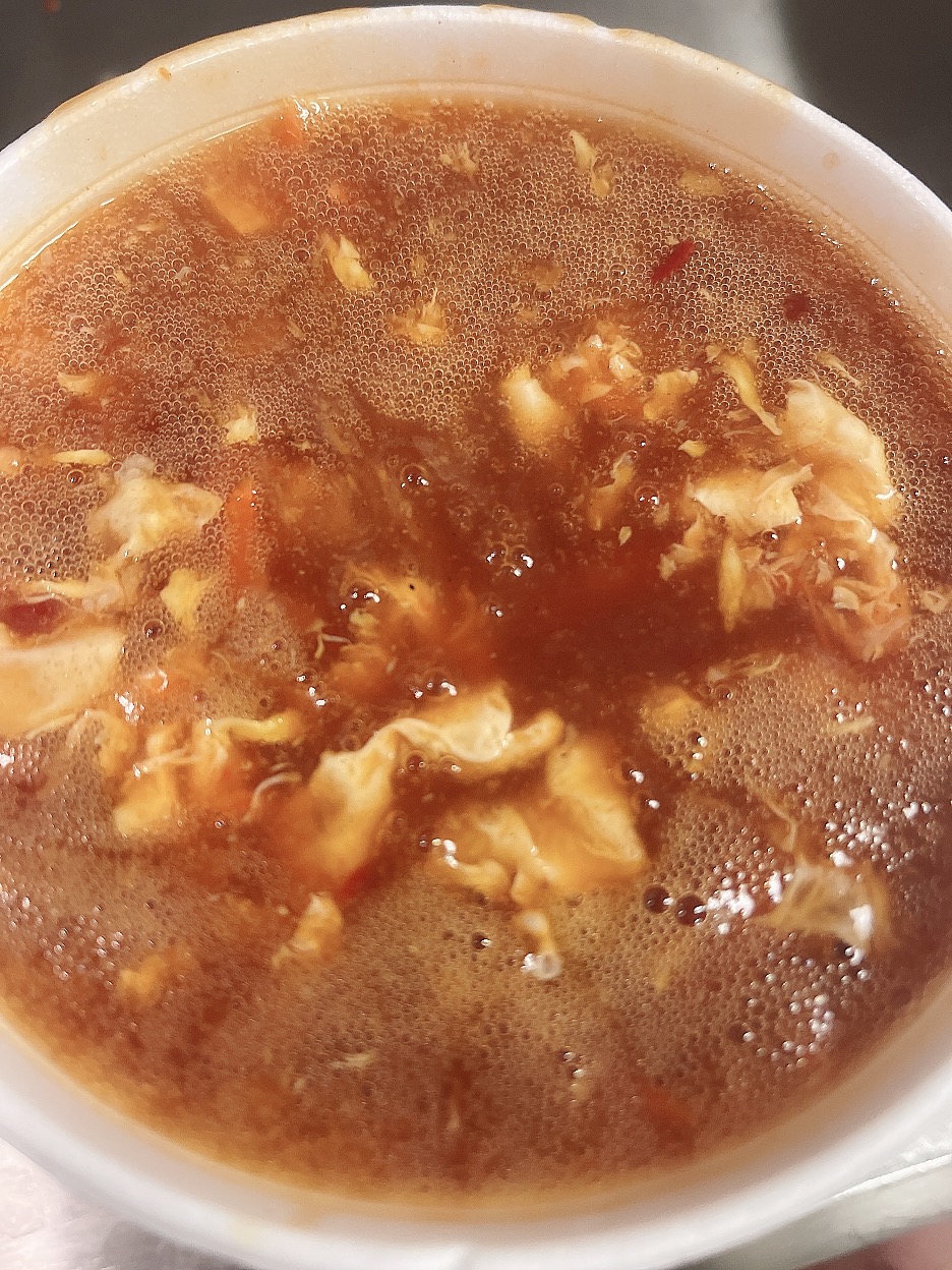 Order Hot and Sour Soup food online from Jade Restaurant store, Visalia on bringmethat.com