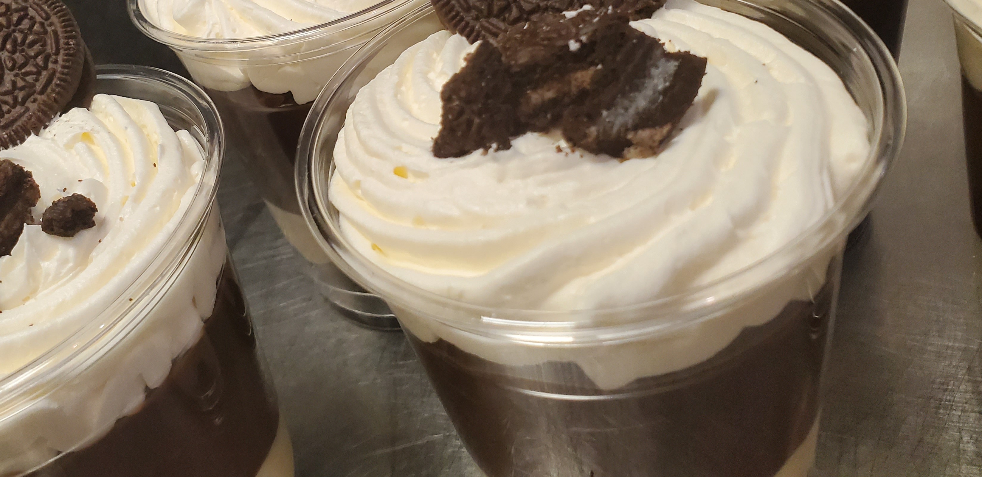 Order Chocolate Parfait Cups food online from East Northport Bagel Cafe store, East Northport on bringmethat.com