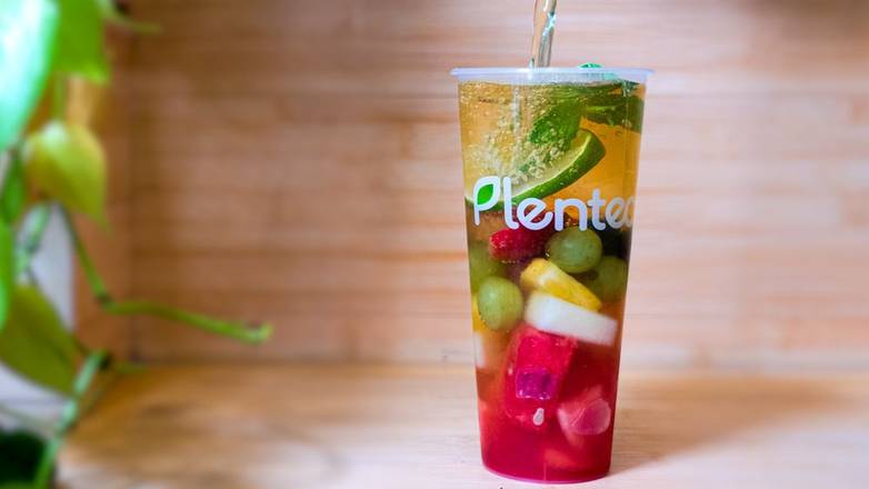 Order Super Fruit Green Tea food online from Plentea- Berkeley store, Berkeley on bringmethat.com