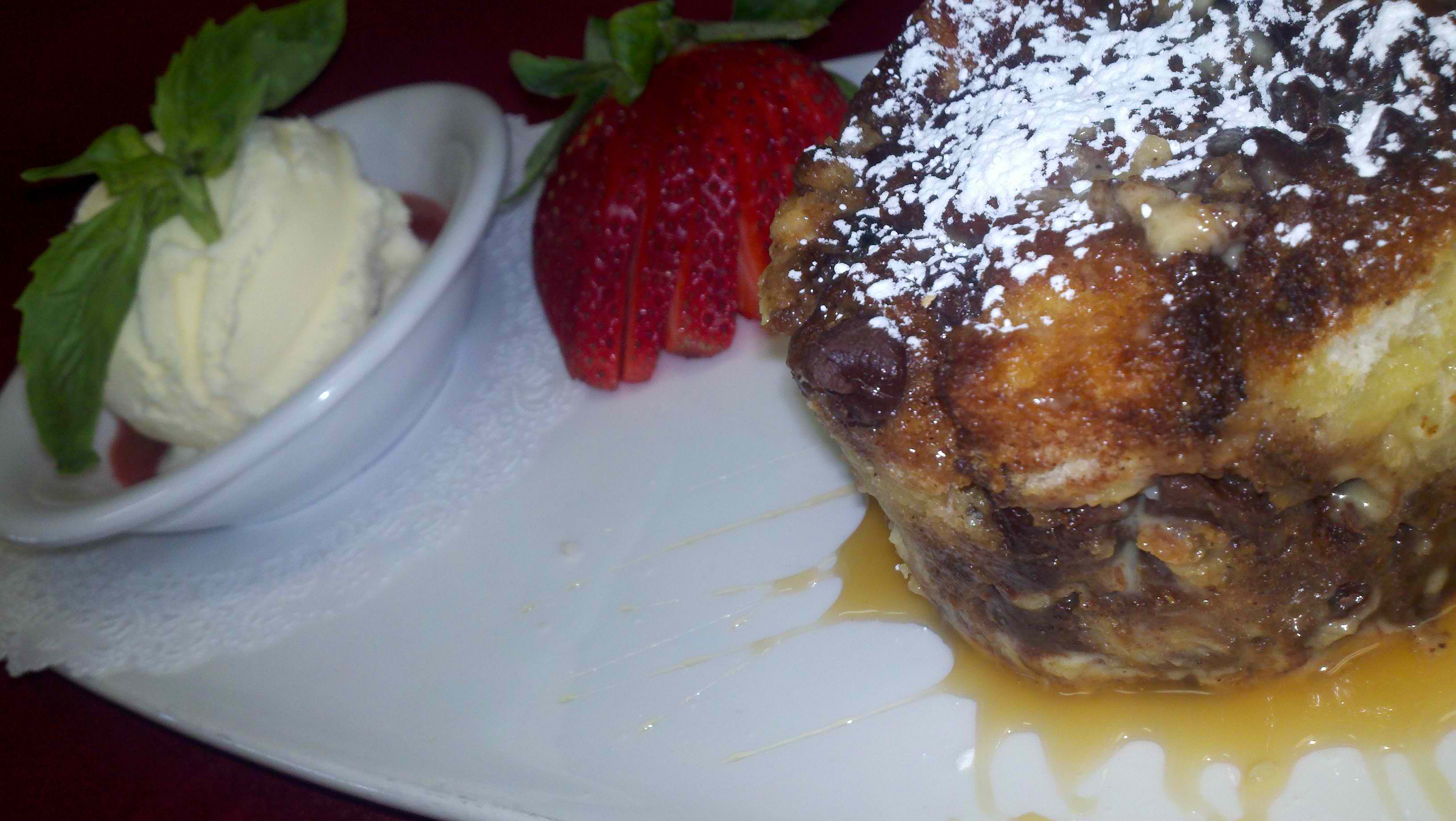 Order Chocolate Chip Bread Pudding food online from Dominic's Ristorante Italiano store, Cypress on bringmethat.com