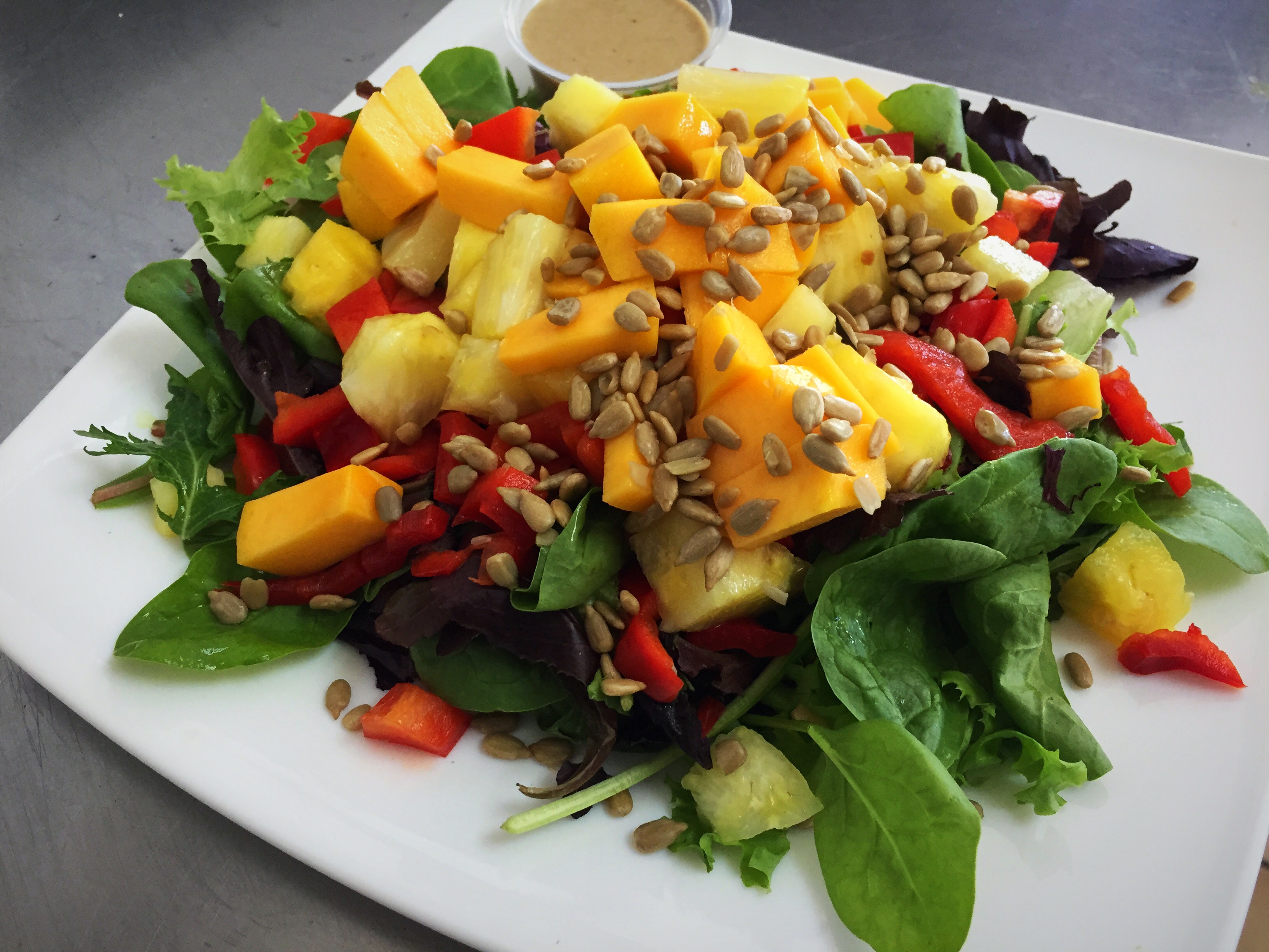 Order Aloha Salad food online from Healthy Garden & Gourmet Pizza store, Collingswood on bringmethat.com