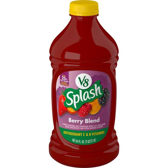 Order V8 Splash Berry Blend Flavored Juice Beverage, 64 FL OZ Bottle food online from CVS store, BRYAN on bringmethat.com