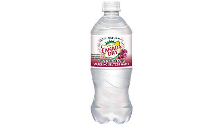 Order Canada Dry Pomegranate Cherry Seltzer food online from Trumbull Mobil store, Trumbull on bringmethat.com