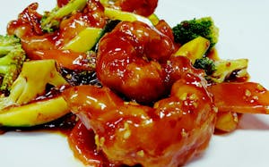 Order Szechuan Shrimp food online from Royal Stix Restaurant store, Fayetteville on bringmethat.com