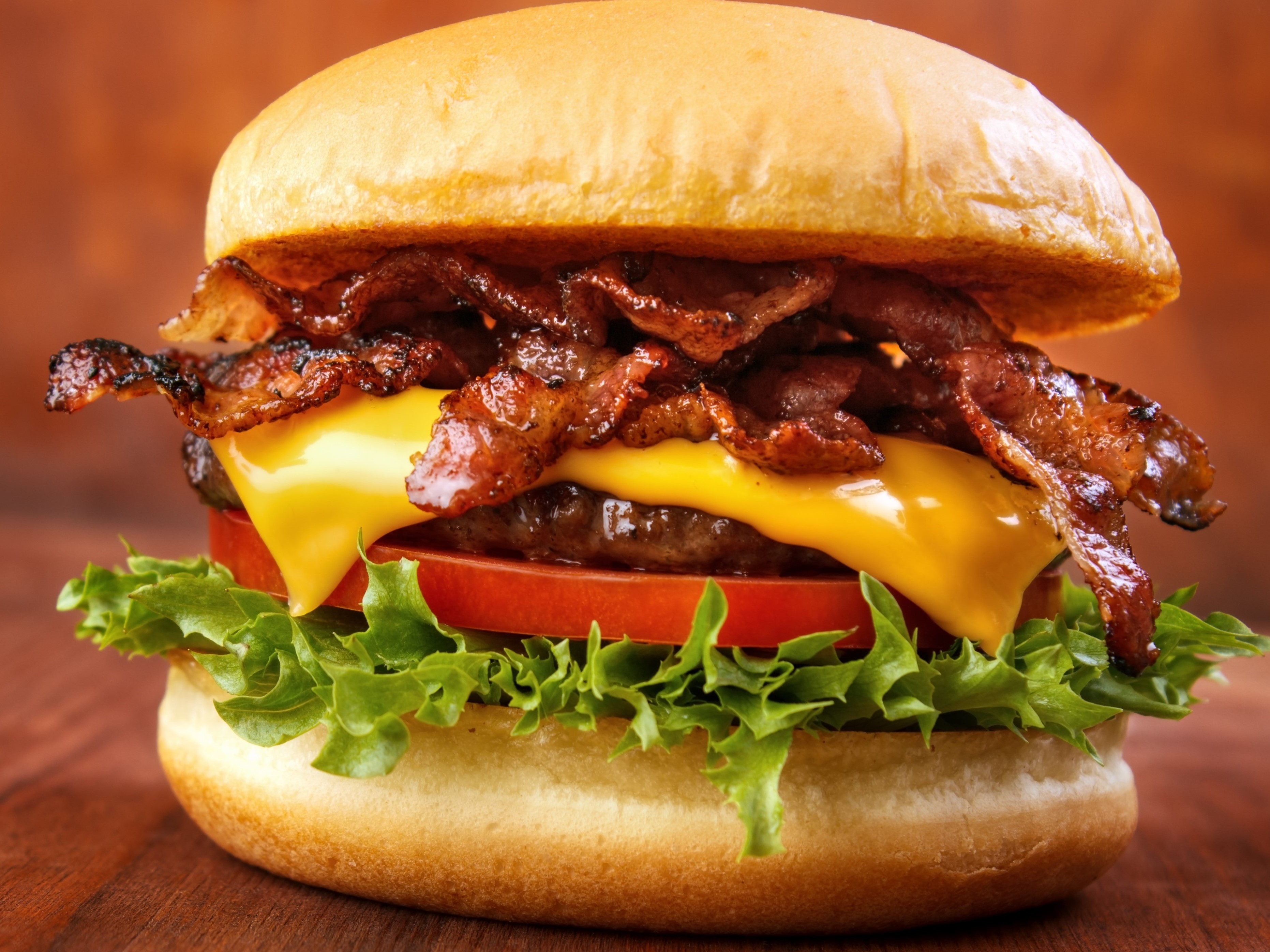 Order Bacon Burger food online from Cluck-U Chicken store, Eatontown on bringmethat.com