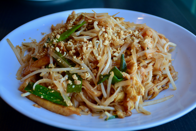 Order Phai Thai with chicken & Shrimp food online from KPB Asian Bistro store, Fullerton on bringmethat.com