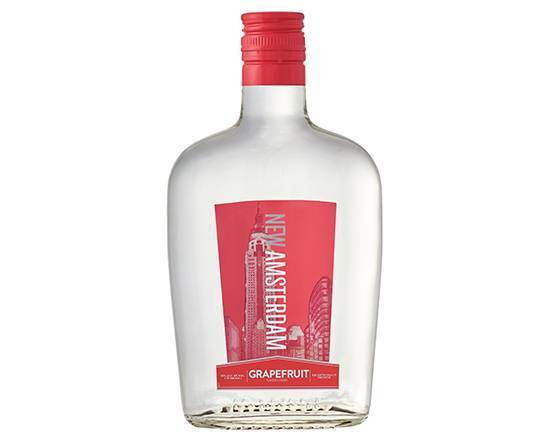 Order New Amsterdam Grapefruit Flavored, 375mL vodka (35.0% ABV) food online from Signal Liquor store, Signal Hill on bringmethat.com