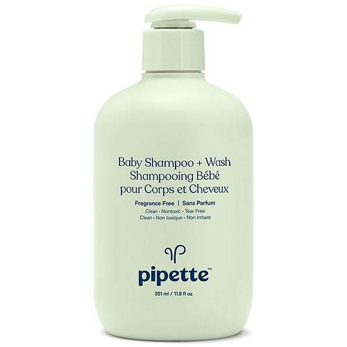 Order Pipette Baby Shampoo + Wash Fragrance Free - 11.8 fl oz food online from Walgreens store, HOLLY SPRINGS on bringmethat.com