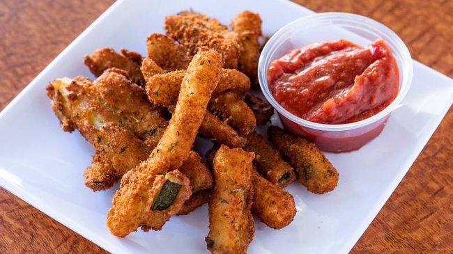 Order Fried Zucchini food online from New York Pizza store, Palo Alto on bringmethat.com