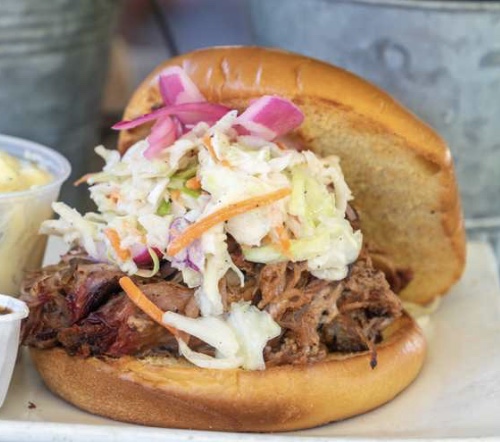 Order Award Winning Pulled Pork Sandwich food online from Gold Rush Eatery store, Sunnyvale on bringmethat.com