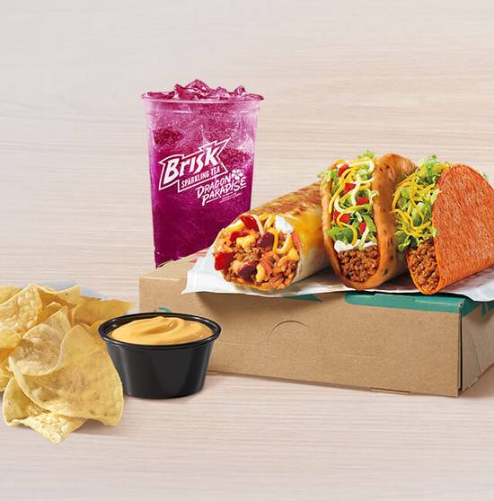Order Grilled Cheese Burrito Deluxe Box food online from Taco Bell store, Black Mountain on bringmethat.com