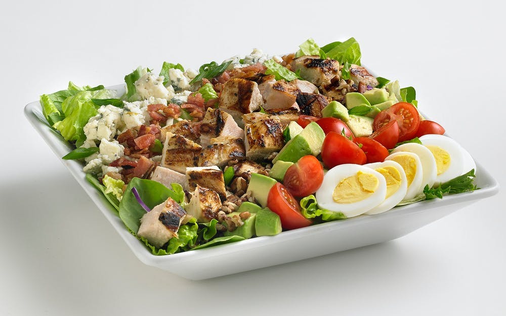 Order Chicken Cobb Salad - Salad food online from Boston Restaurant & Sports Bar store, Arlington on bringmethat.com