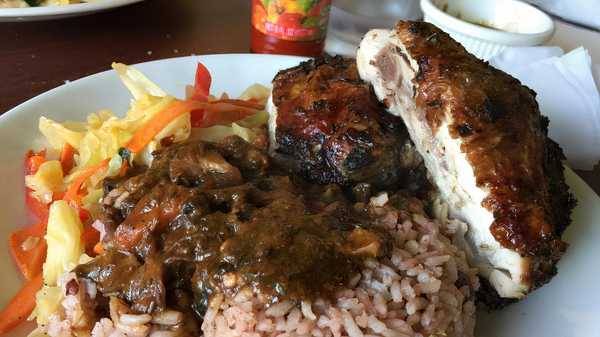 Order Jerk Chicken food online from Trappixx Jamaican Restaurant store, Cherry Hill on bringmethat.com