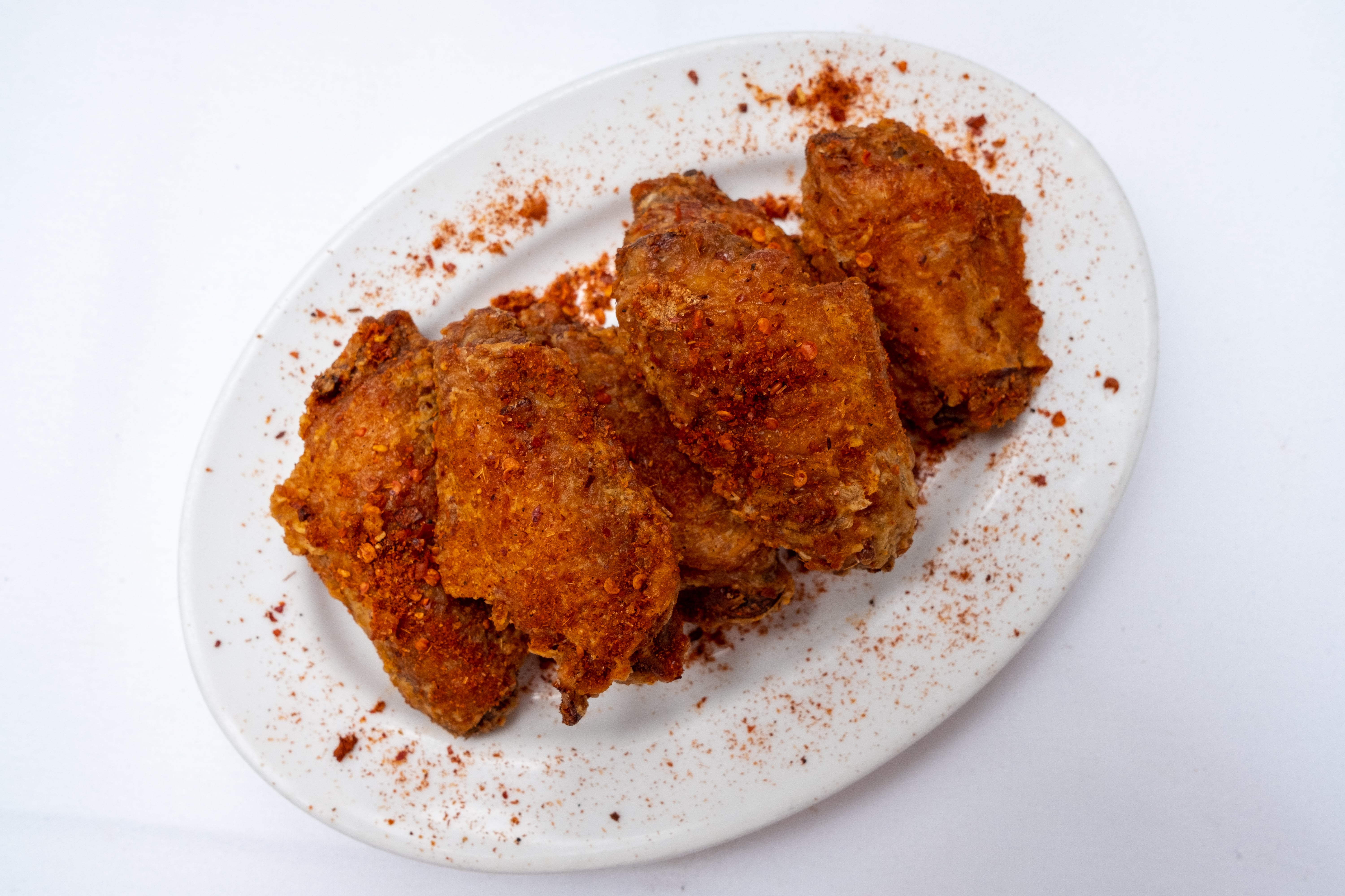 Order 39. Spicy Cumin Chicken Wings 香辣雞翅 food online from Ollie's Sichuan store, New York on bringmethat.com