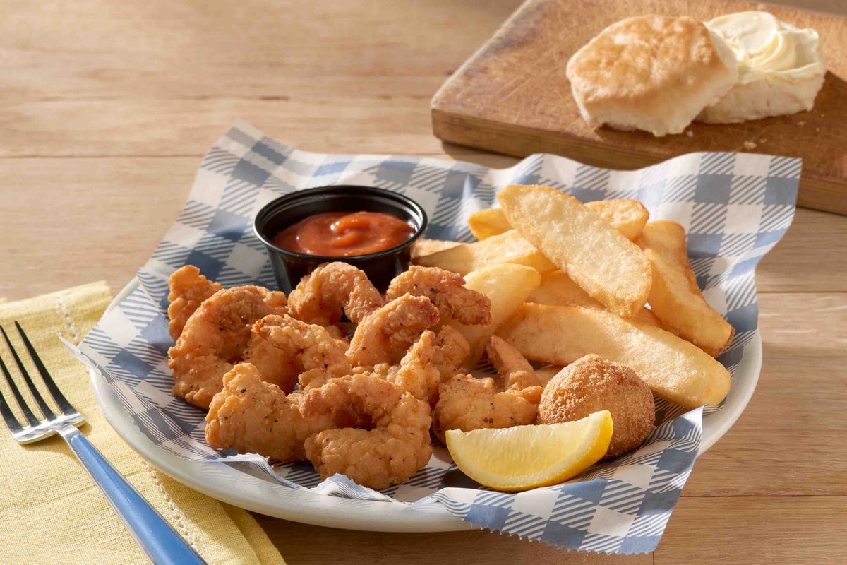 Order Crispy Rockin' Shrimp food online from Cracker Barrel Old Country Store store, Marietta on bringmethat.com