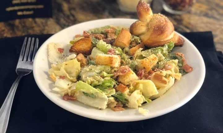 Order Chicken Caesar Salad food online from Upland Pizza Company store, Upland on bringmethat.com