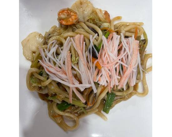 Order Seafood Yaki Udon food online from Fuji Sushi store, Canton on bringmethat.com
