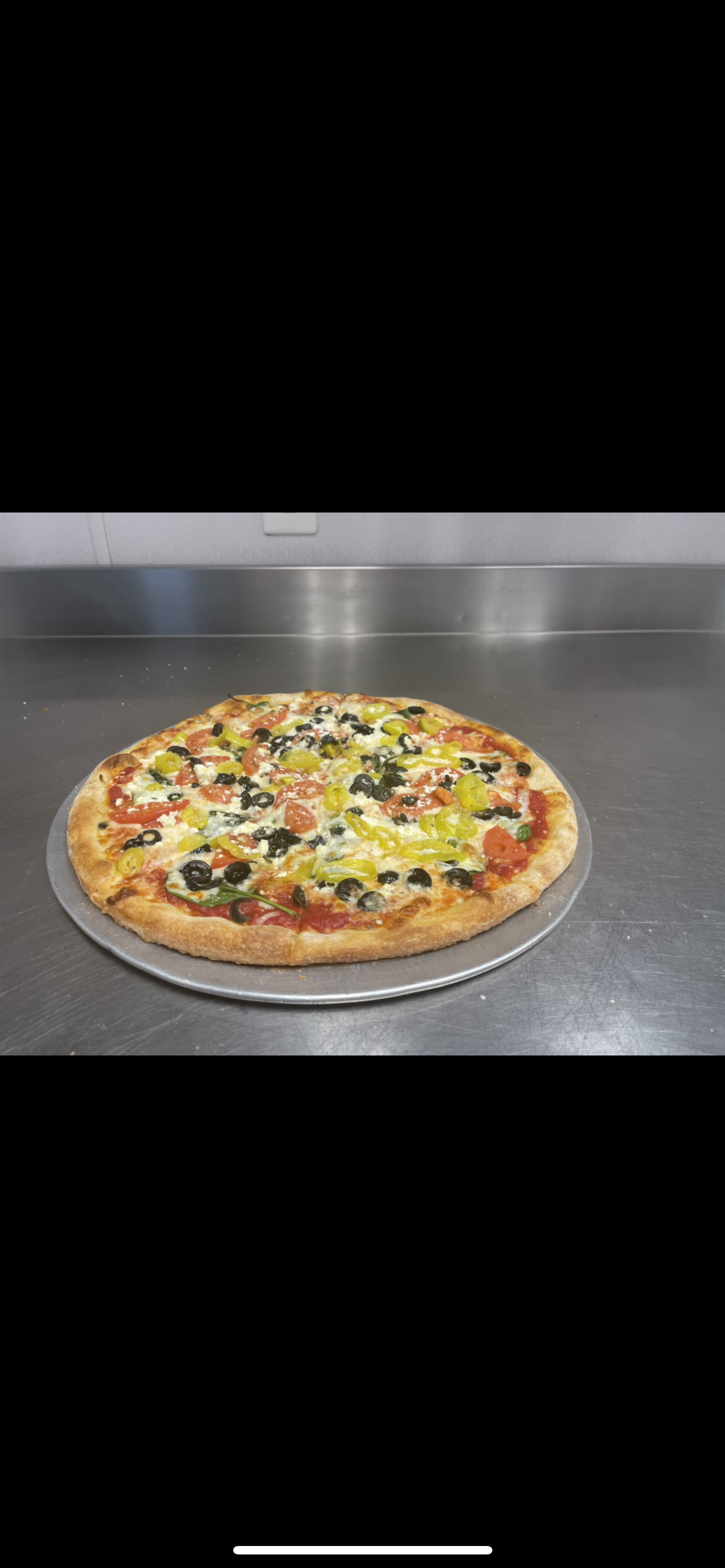 Order The Greek Pizza food online from Johnny's Pizza store, Cary on bringmethat.com