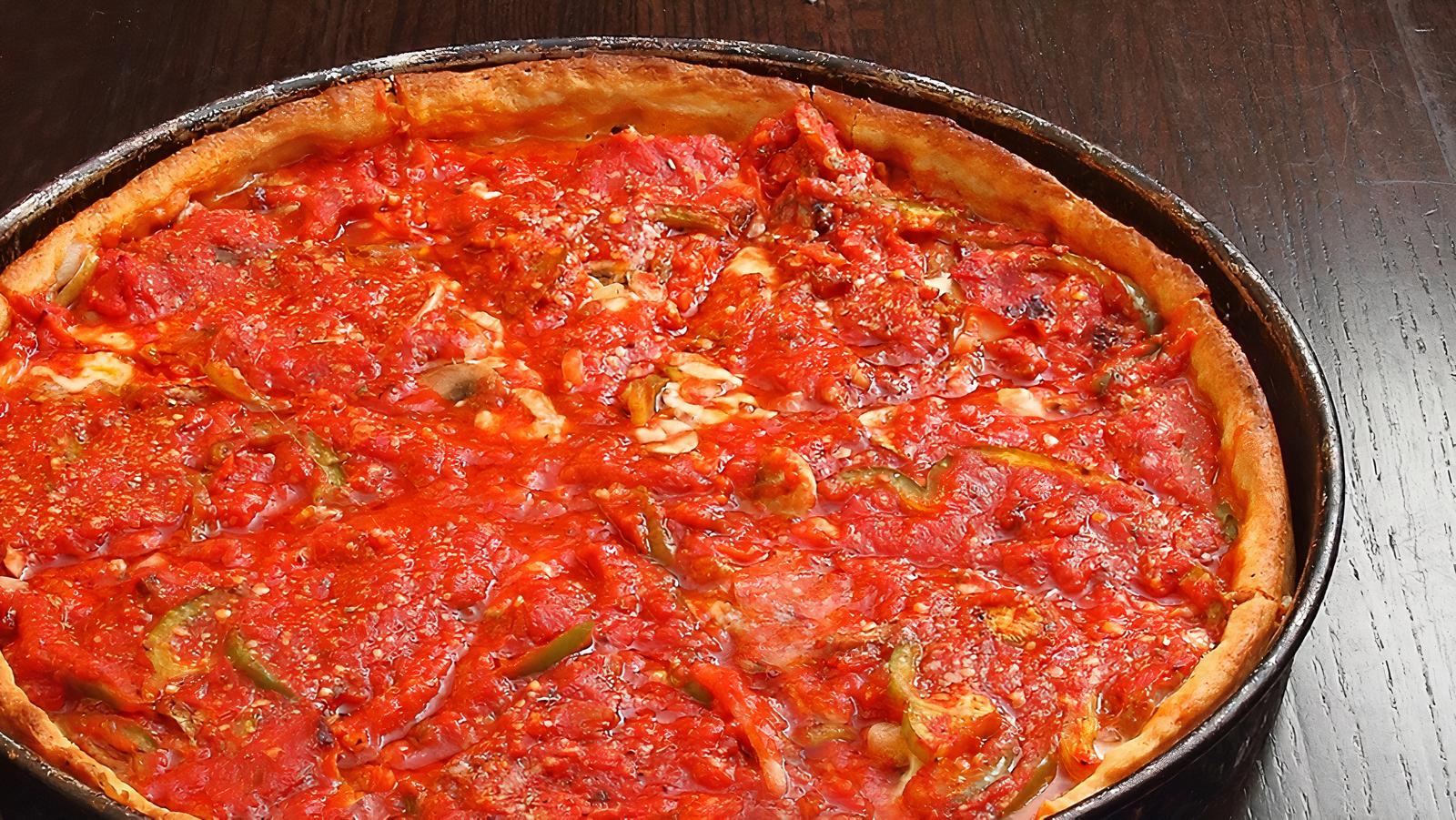 Order 14" Large Deep Papa Georgio food online from Georgio Chicago Pizza & Pub store, Crystal Lake on bringmethat.com