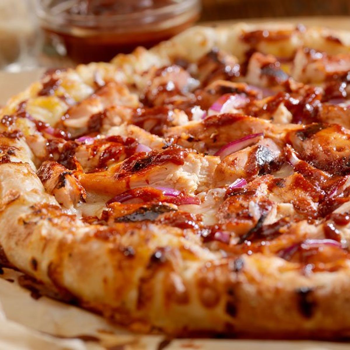 Order BBQ Chicken Pizza food online from Sicilian Pizza - Alexandria store, Alexandria on bringmethat.com