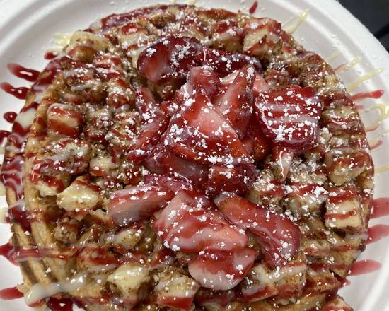 Order Cheesecake Waffle food online from Crepes & Waffles store, Albuquerque on bringmethat.com