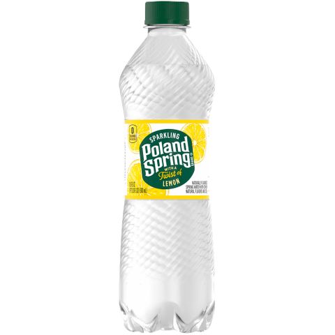 Order Poland Spring Sparkling Lemon Water .5L food online from 7-Eleven store, Bellerose on bringmethat.com