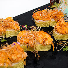 Order Golden Nugget Maki   两虾AS food online from Jin Fine Asian Cuisine store, Brookline on bringmethat.com