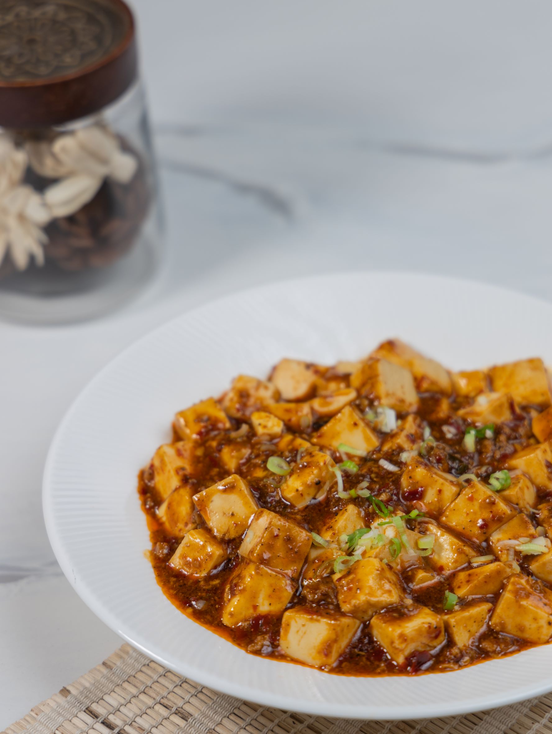 Order 10. Mapo Tofu with Ground Pork food online from Northern Cafe store, Irvine on bringmethat.com