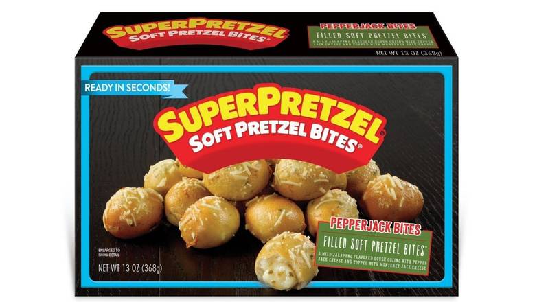 Order J&J Snack Foods Debuts Superpretzel Filled Soft Pretzel Bites food online from Red Roof Market store, Lafollette on bringmethat.com